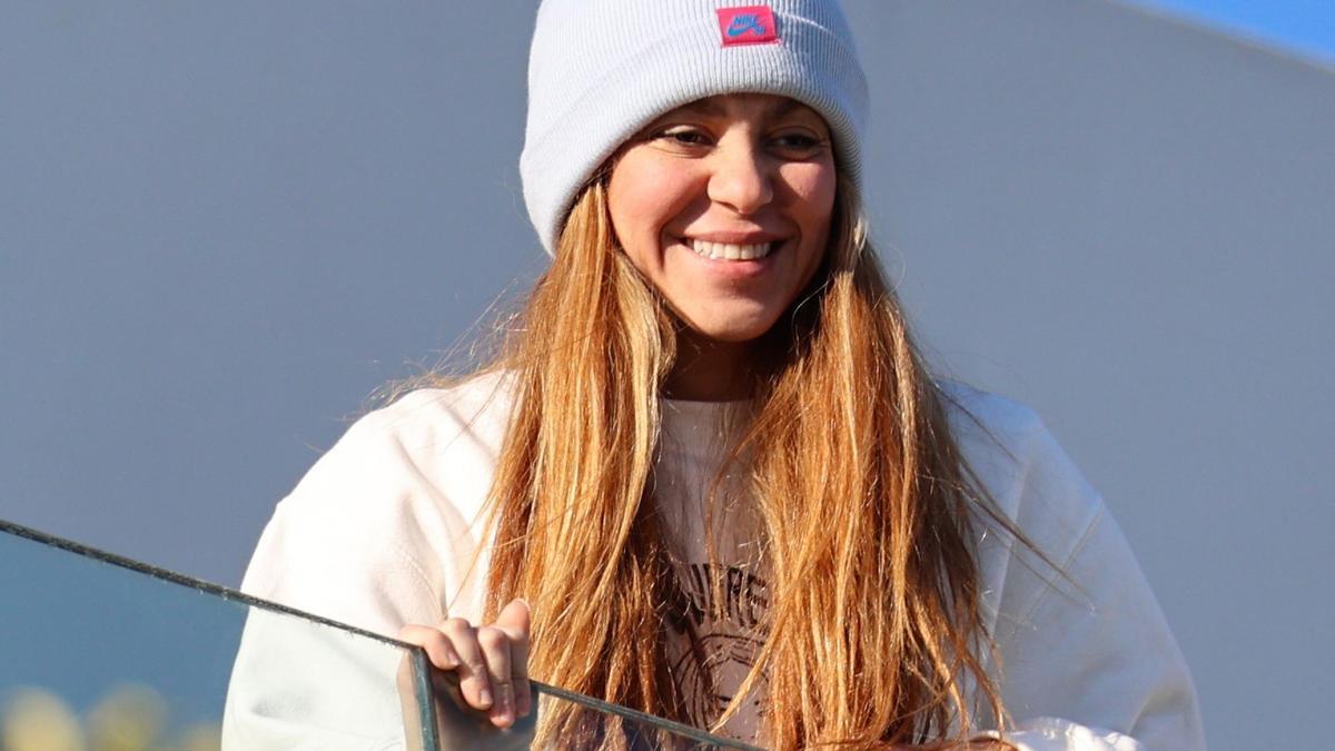 Shakira, charlando con sus fans desde su terraza