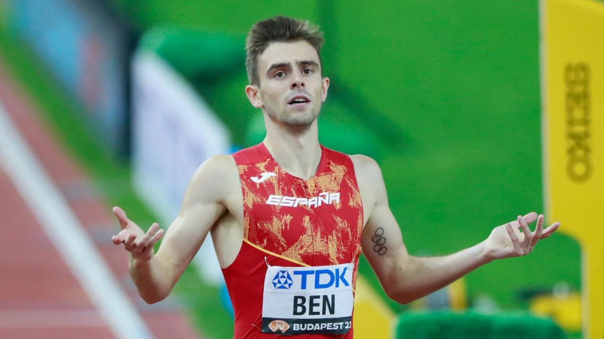 Adri Ben lo hizo todo para subir al podio en 800