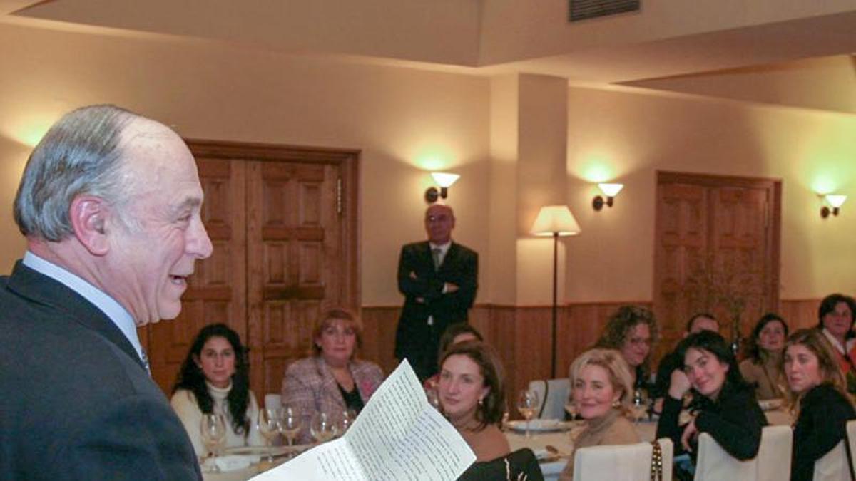 Adolfo Bernardo, el día de su homenaje.