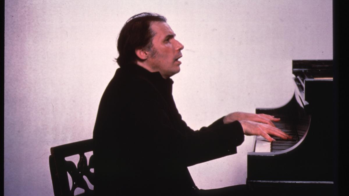 El pianista canadiense Glenn Gould.