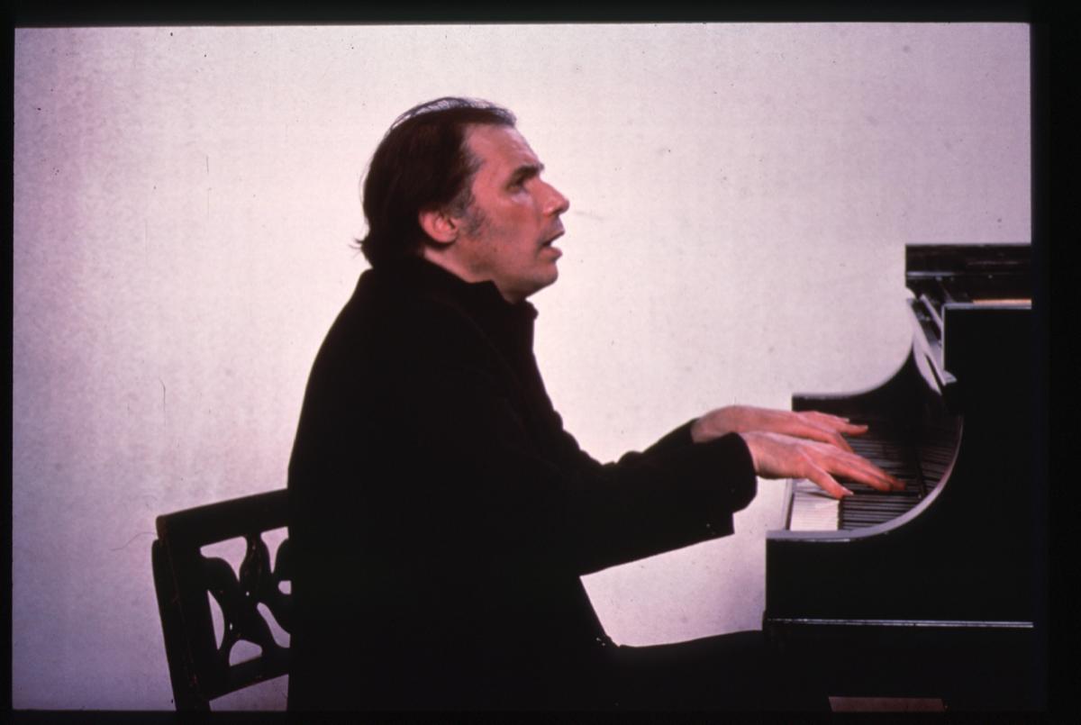 El pianista canadiense Glenn Gould.