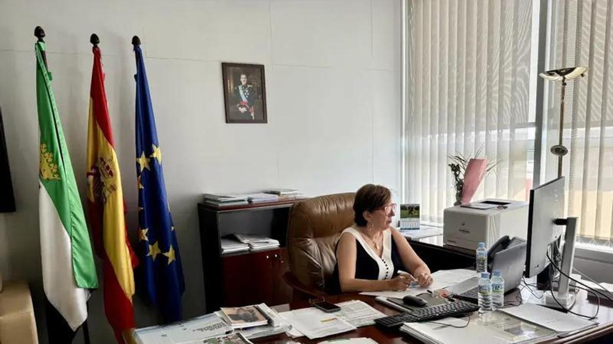La consejera de Industria, Energía, Ciencia y Territorio de la Junta de Extremadura, Mercedes Morán