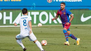 Matheus Pereira está jugando a buen nivel en su tercera temporada con el Barça B