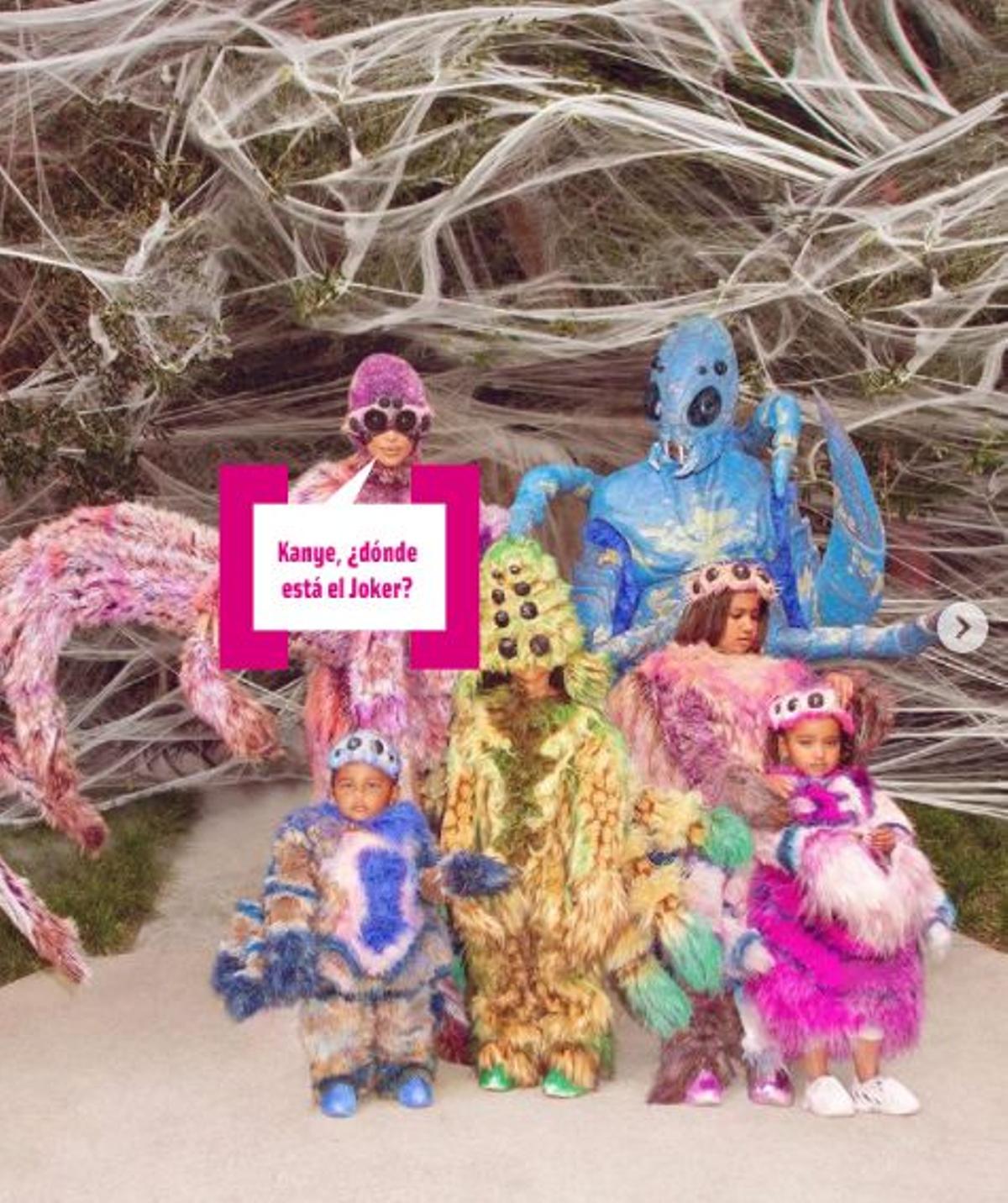 Kim Kardashian y sus secuaces para Halloween