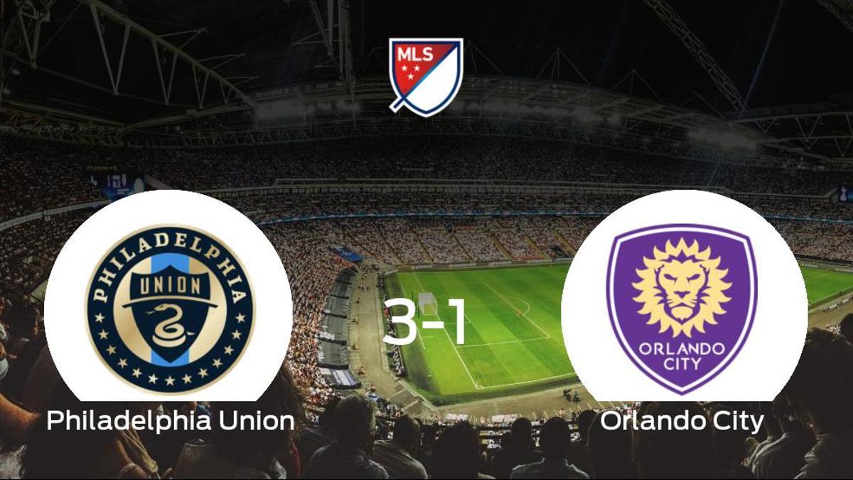 Victoria 3-1 del Philadelphia Union frente al Orlando City