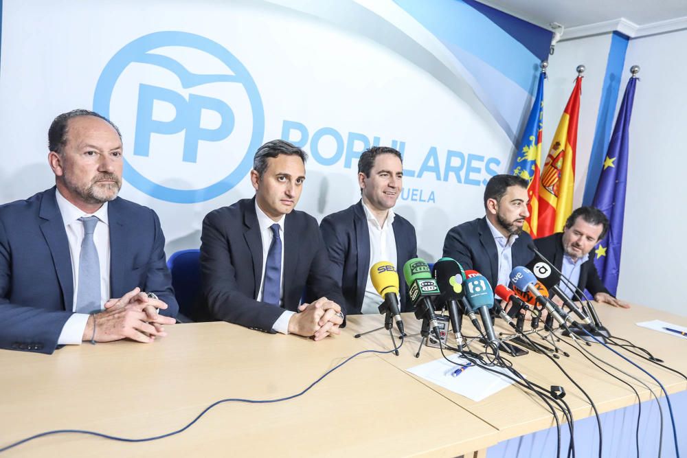 Visita del secretario general del PP nacional, Teodoro García Egea a Orihuela