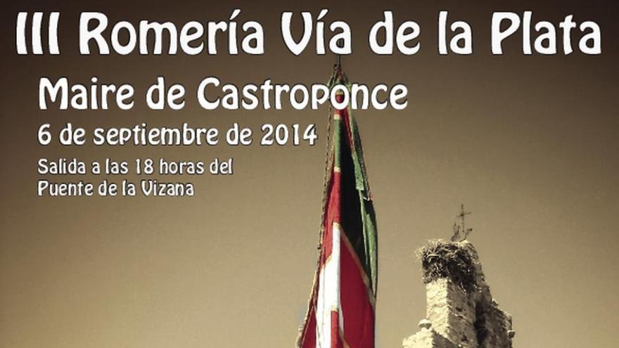 Cartel de la romería de Maire de Castroponce que tendrá lugar hoy sábado.