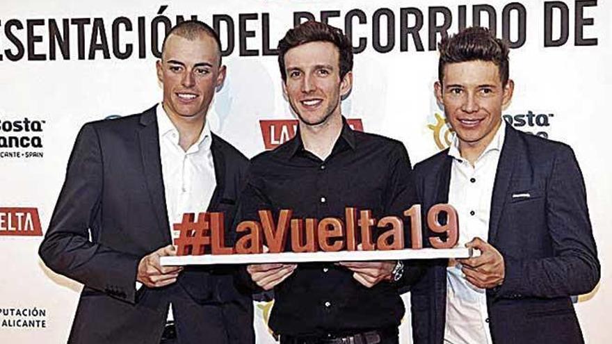 Enric Mas, Simon Yates (ganador en 2018) y Miguel Ángel López.