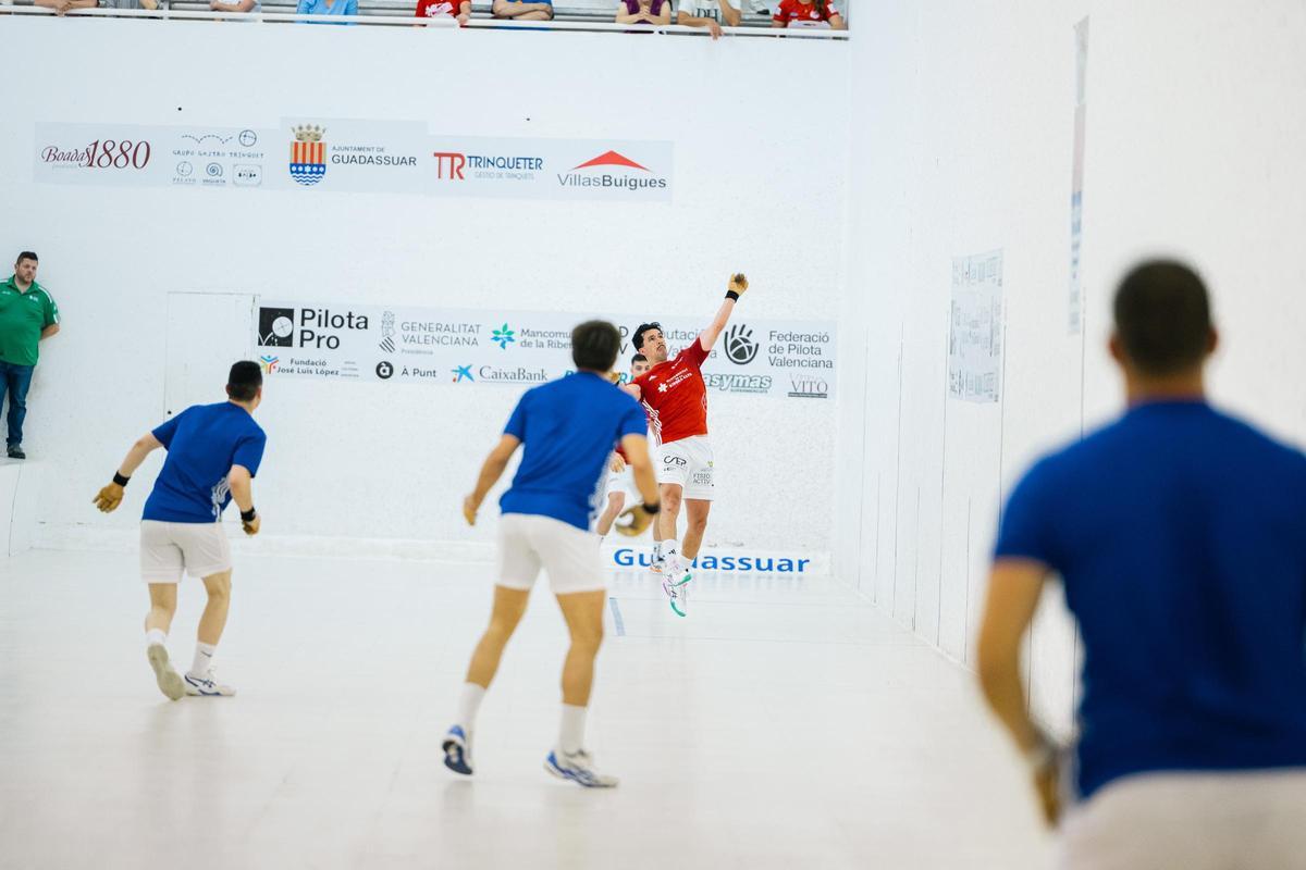 Seve en l'aire la torna de volea.