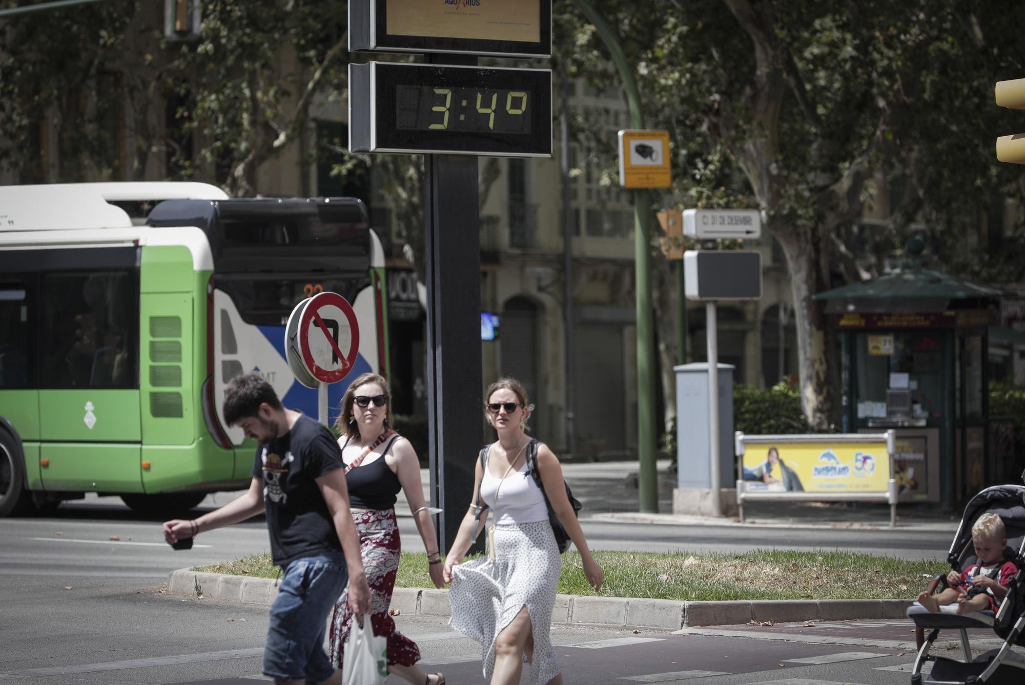 El tiempo en Mallorca: Alerta naranja en Mallorca por temperaturas extremas