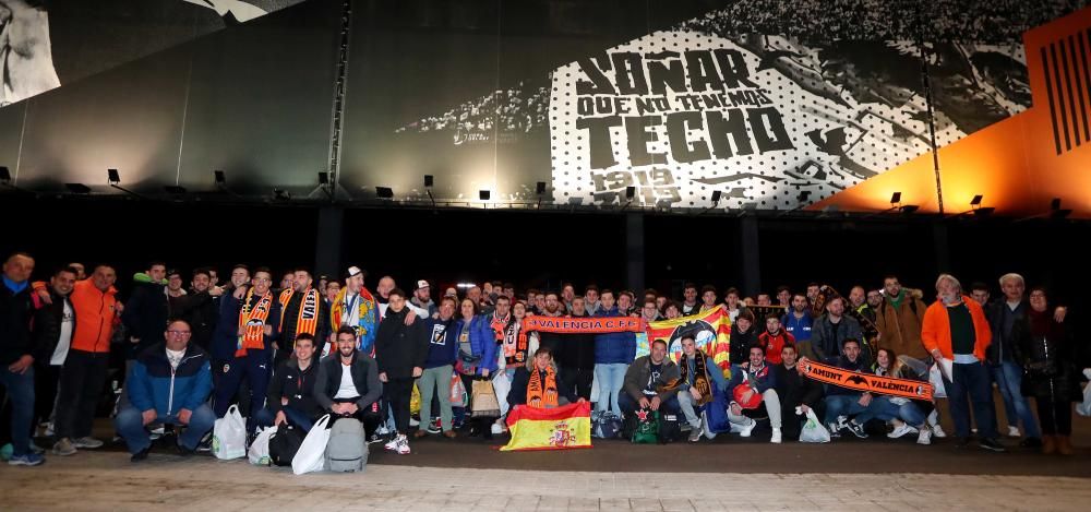 La afición, de camino a Italia para ver al VCF