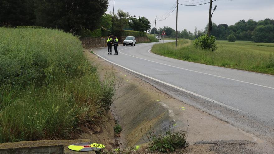 Imatge del lloc on es va produir l'accident