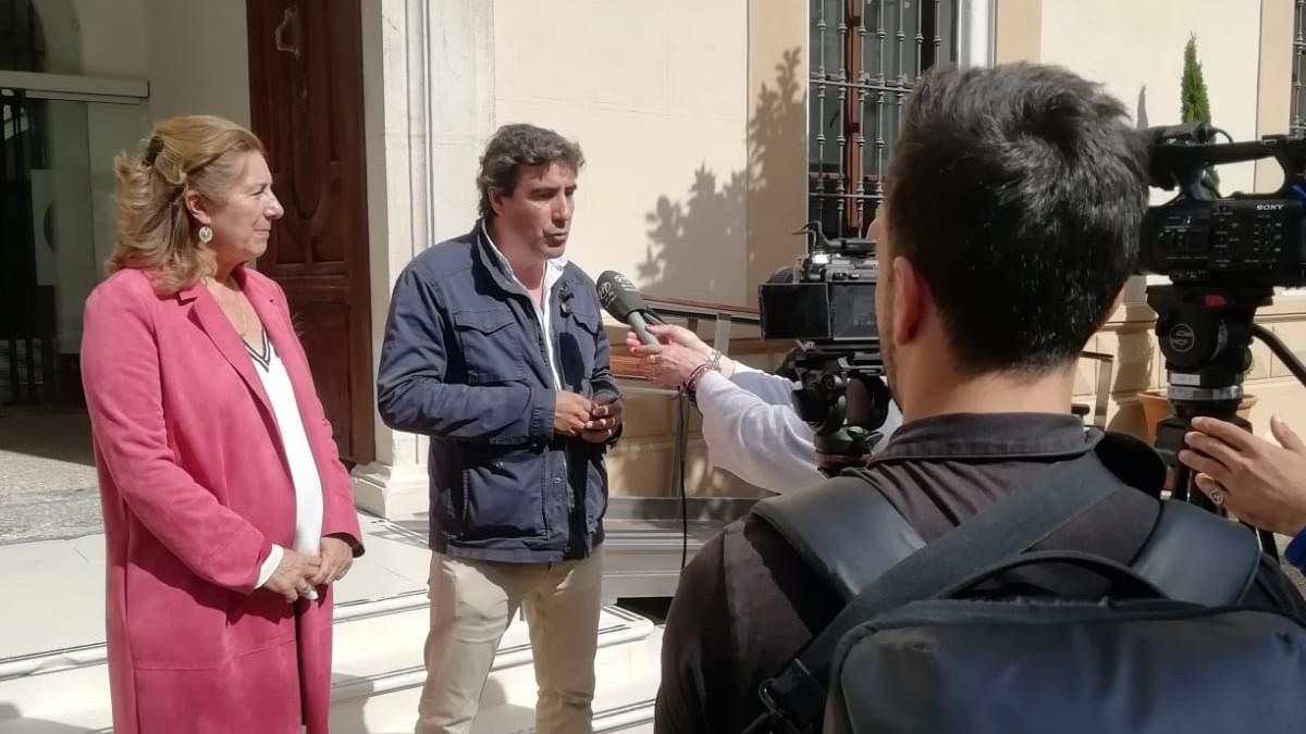 Juan José Coca, este miércoles en Montilla.
