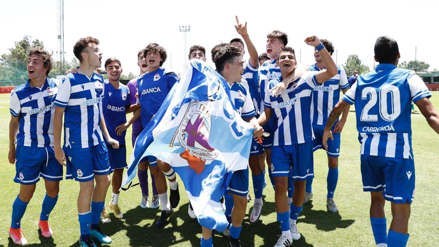 El Dépor juvenil gana al Barça 3-1 y conquista la Copa de Campeones