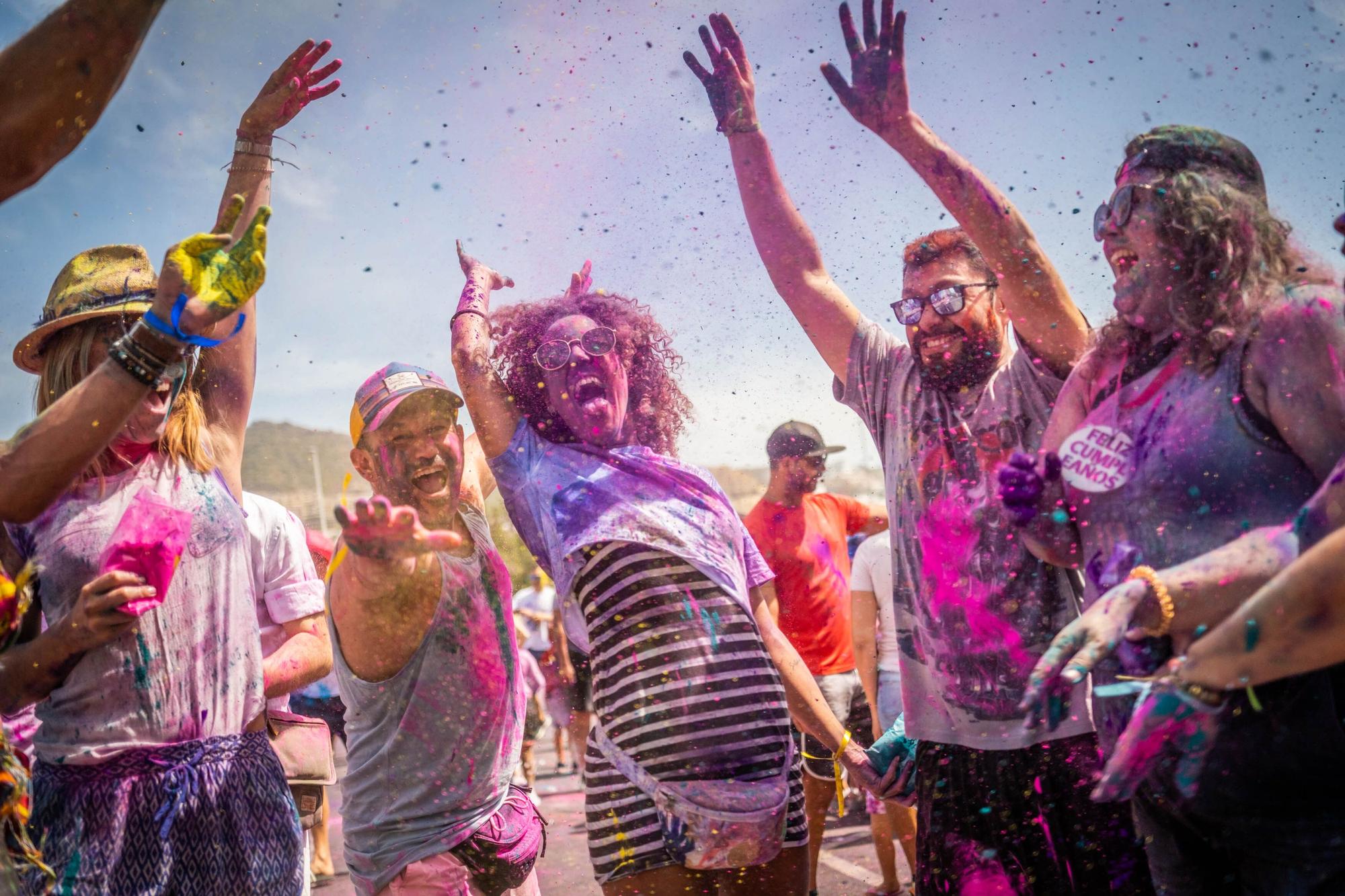 Celebración del Holi en Adeje