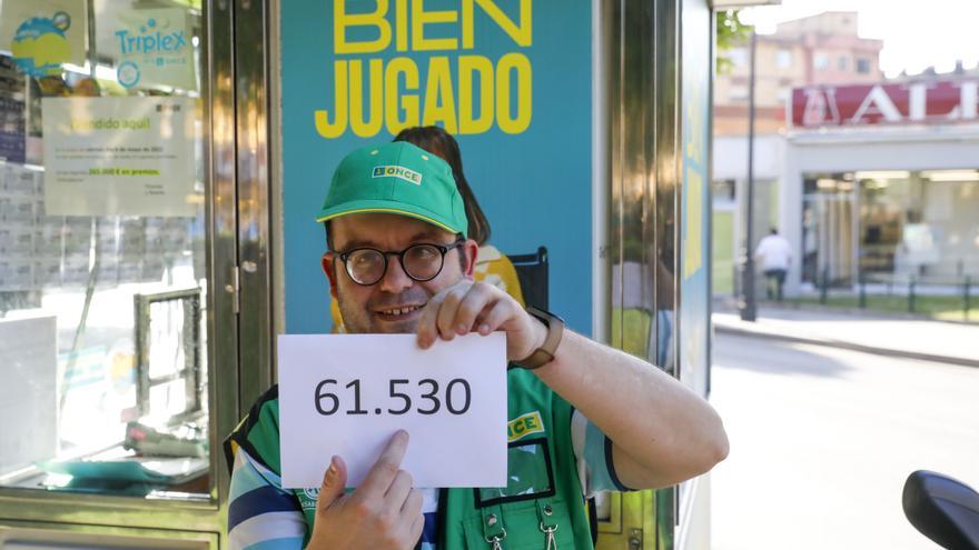 El cuponero de El Natahoyo que llegó y besó el santo: da 265.000 euros al mes de empezar a trabajar