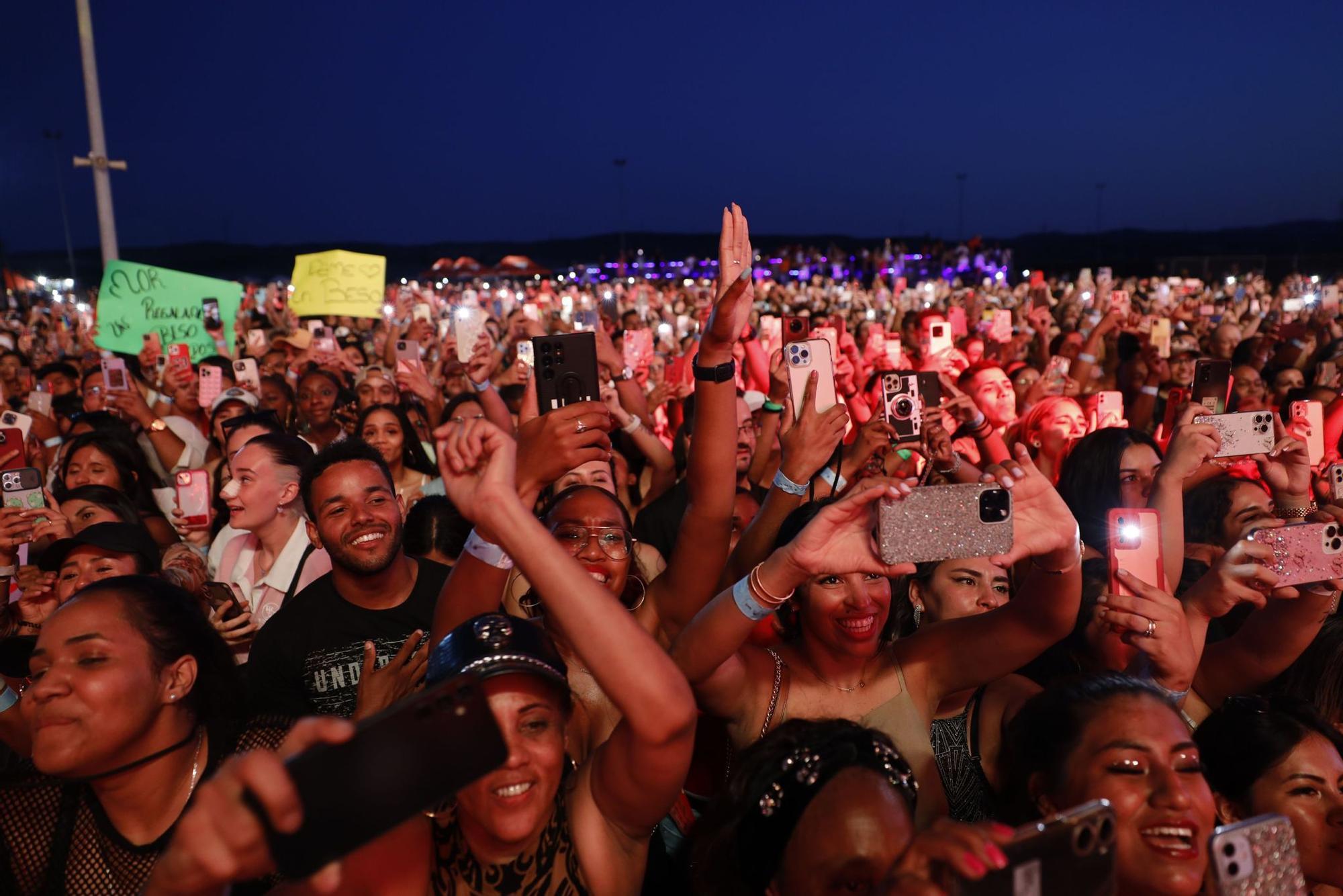 Concierto de Romeo Santos en la Feria de Zaragoza