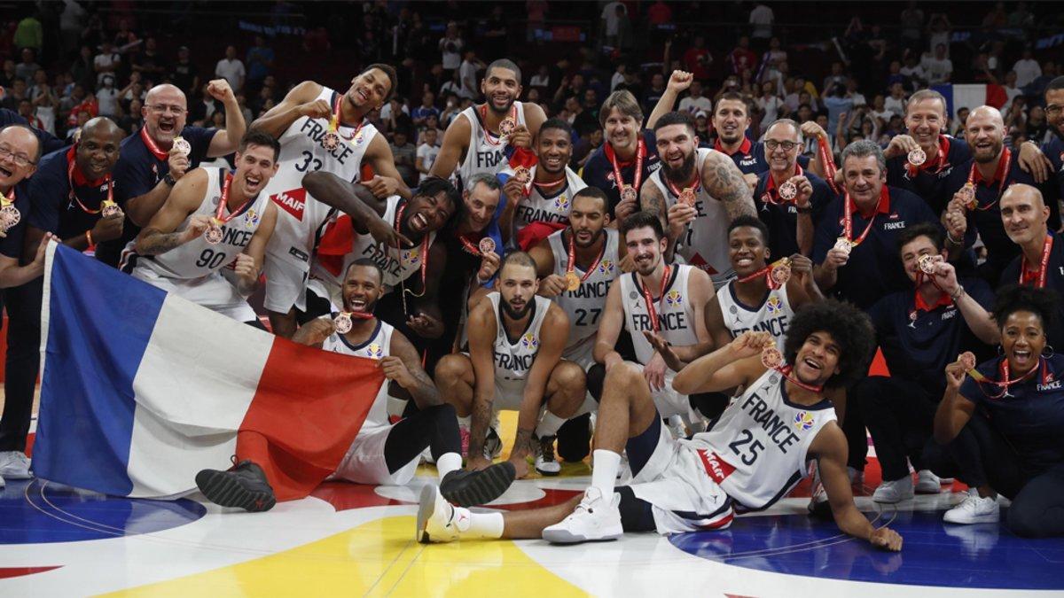 Francia festejó el bronce en el mundial de China