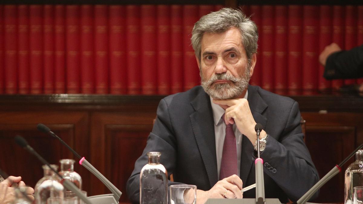 El presidente del CGPJ, Carlos Lesmes