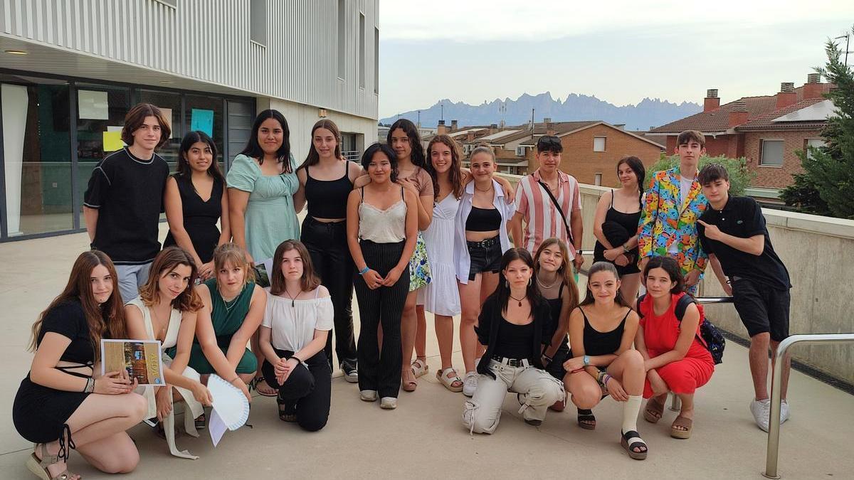 Grup d&#039;estudiants de l&#039;Aula d&#039;Arts de l&#039;Institut de Cal Gravat de Manresa