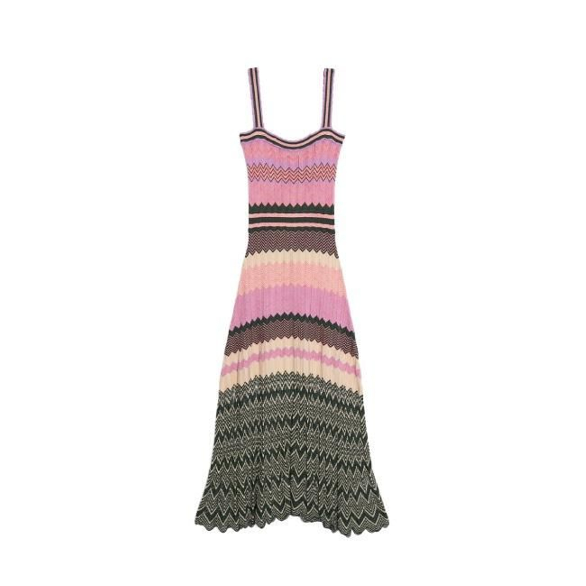 Vestido largo de punto de Sandro Paris