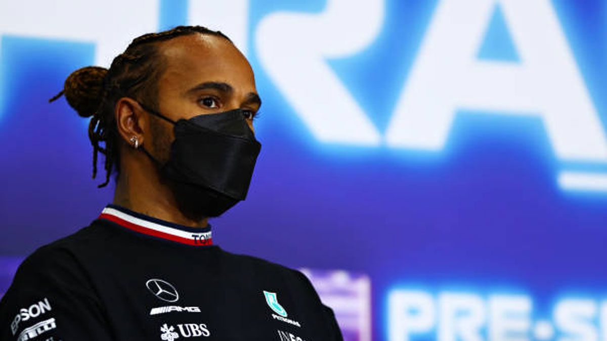 Hamilton, en rueda de prensa