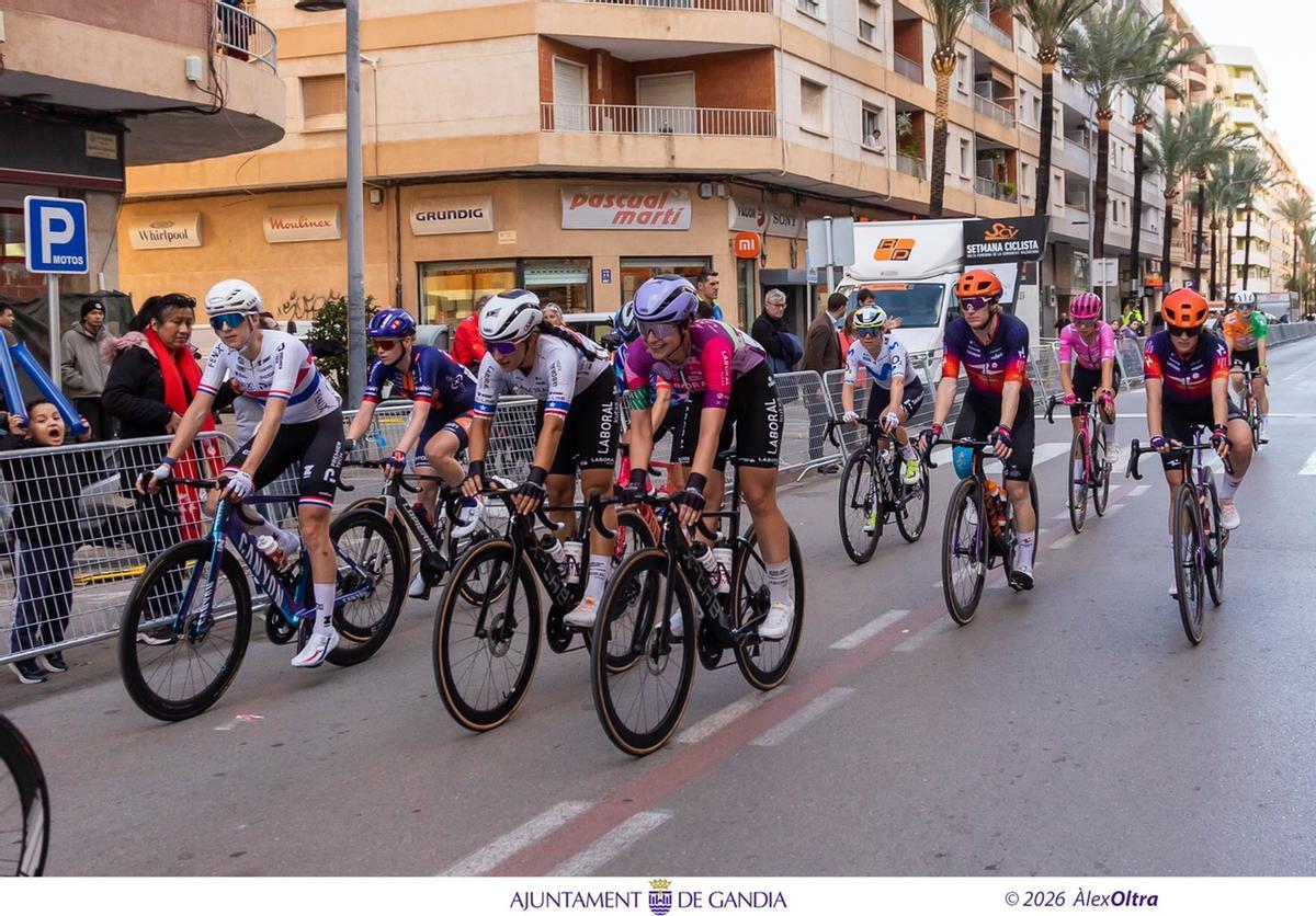 Gandia acoge la primera etapa de la Setmana Ciclista Internacional-Volta Femenina de la Comunitat Valenciana