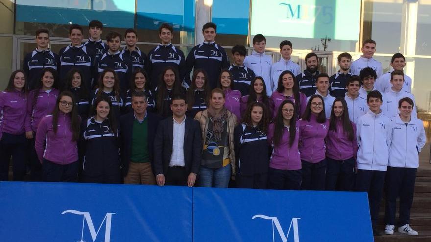 La Diputación recibe a las selecciones provinciales de voleibol cadete y juvenil