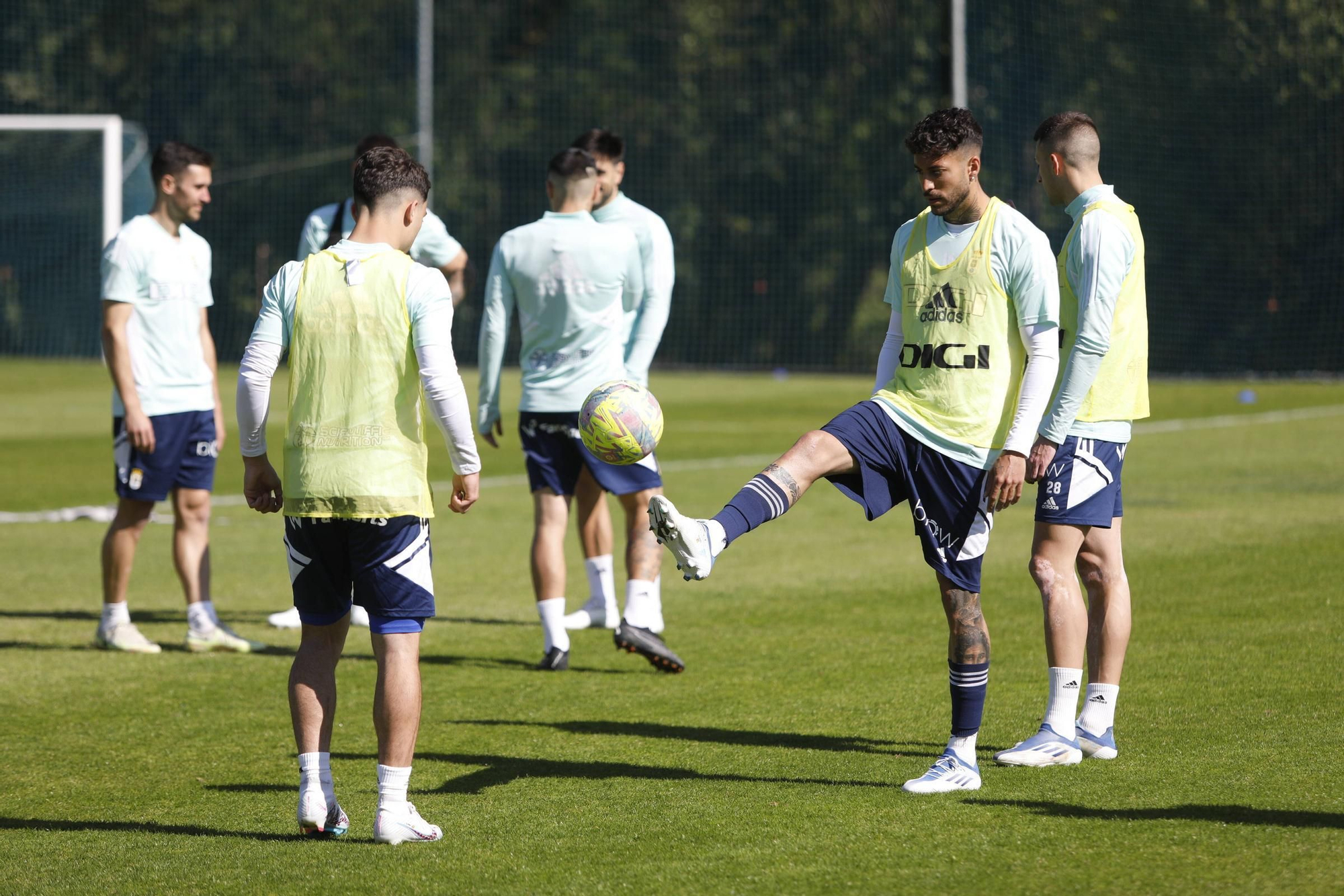 EN IMÁGENES: el entrenamiento del Oviedo