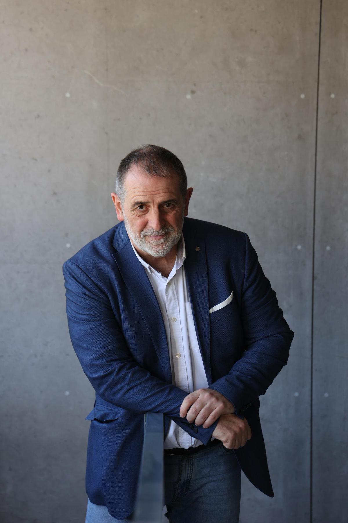 Óscar Beltrán de Otálora, durante su visita a Alicante en la sede de INFORMACIÓN