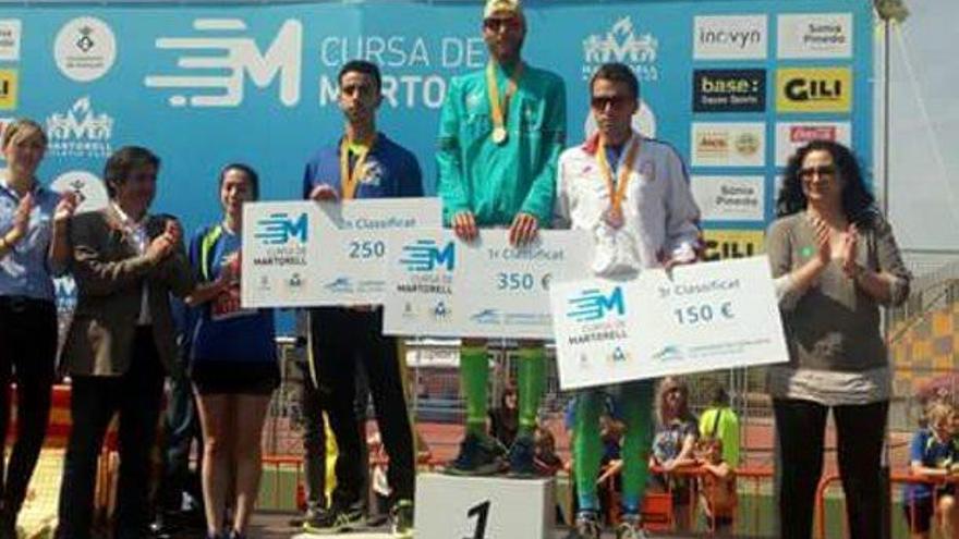 David Martínez i Meritxell Soler es pengen el bronze al català de 10 km