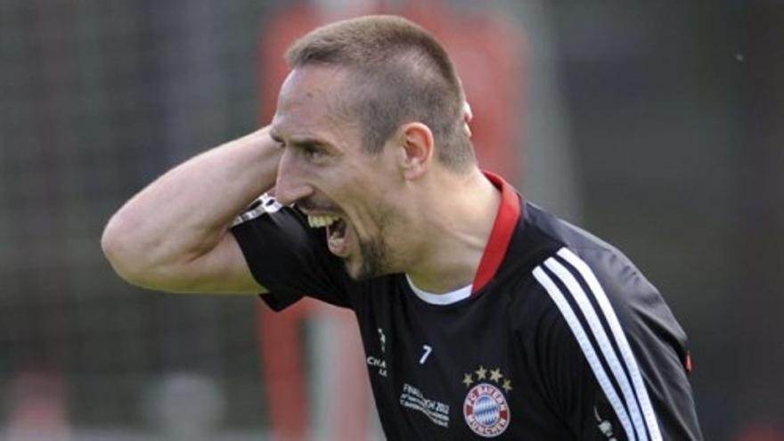 Ambiente de gala en el entrenamiento del Bayern