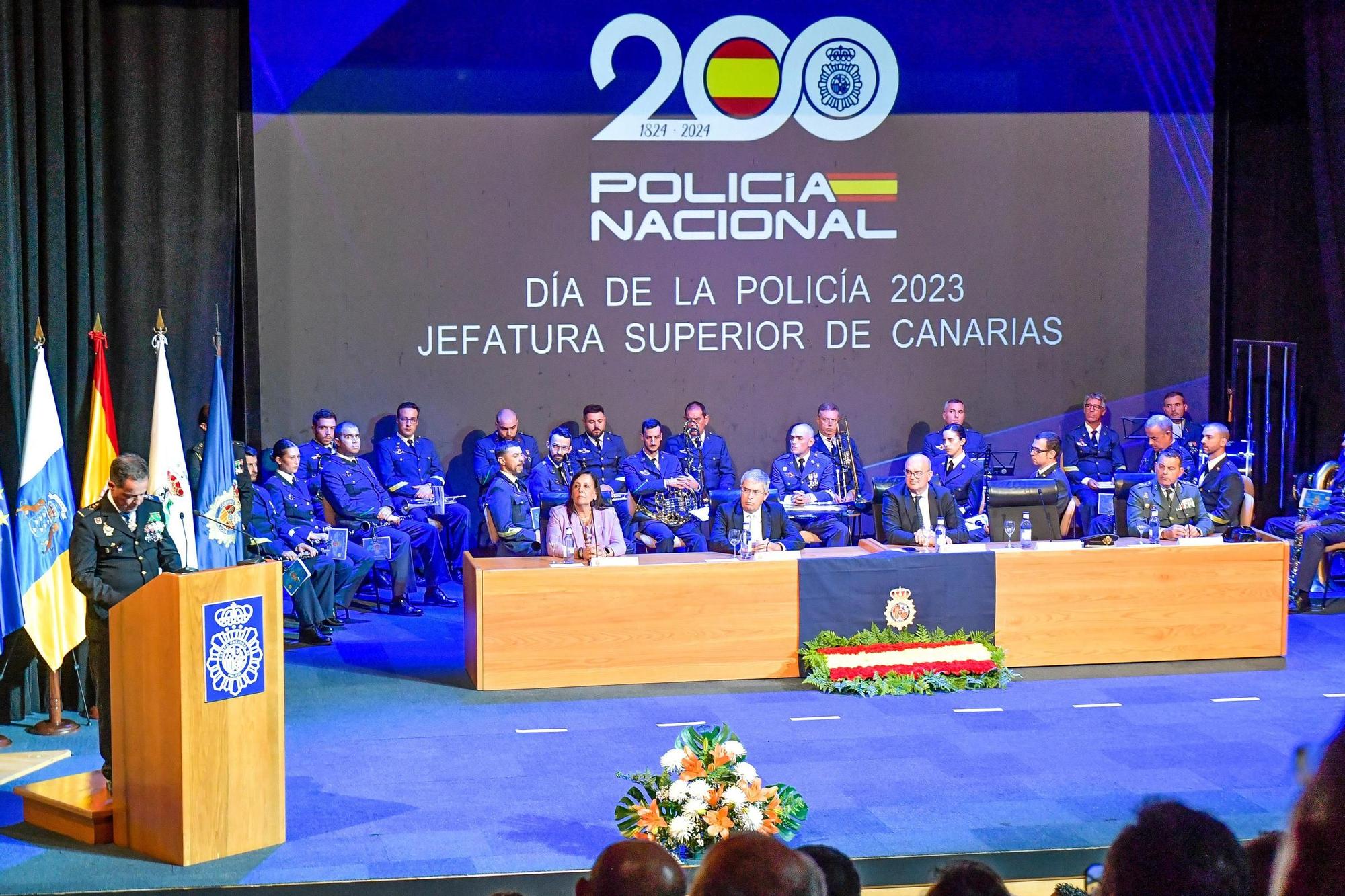 Acto del Día de la Policía en San Bartolomé de Tirajana