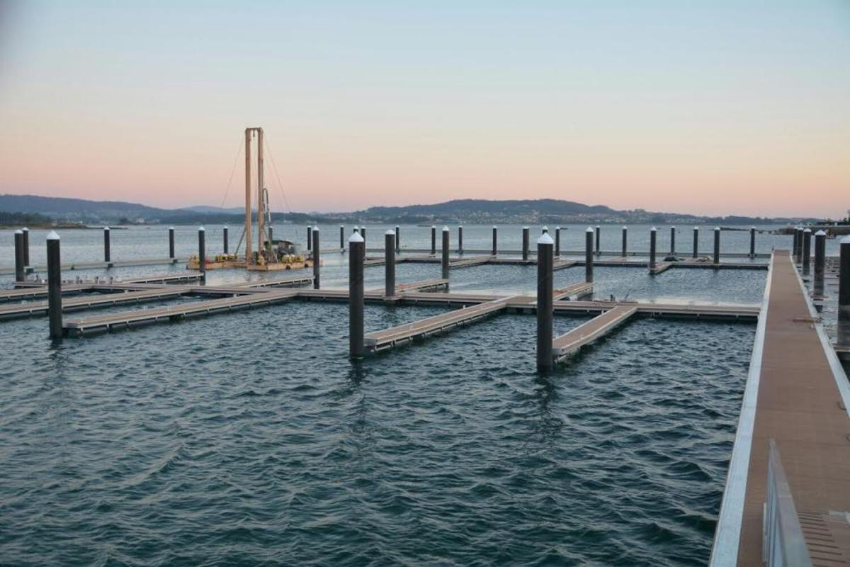 Nuevo puerto deportivo de la isla de A Toxa