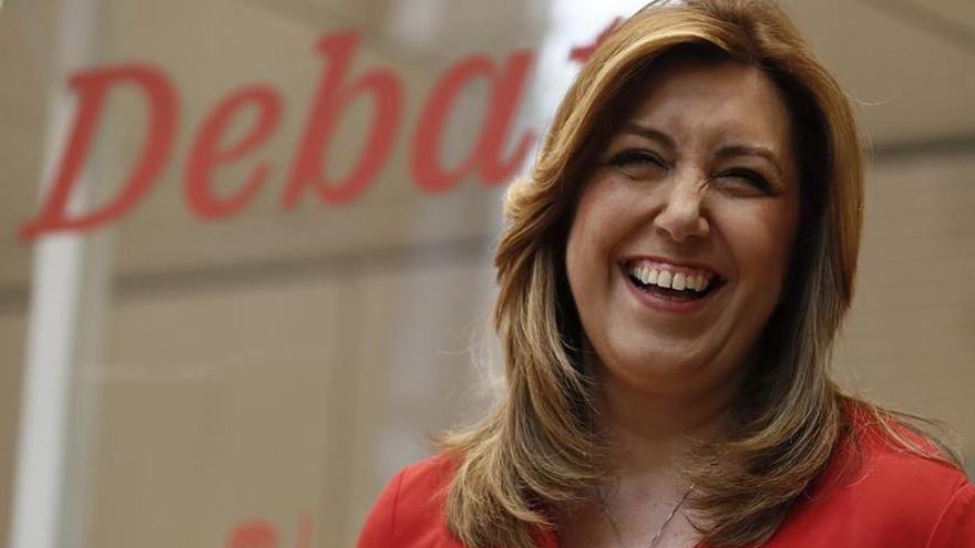 Susana Díaz dice que ella es la que &quot;conviene&quot; al PSOE porque le gana al PP