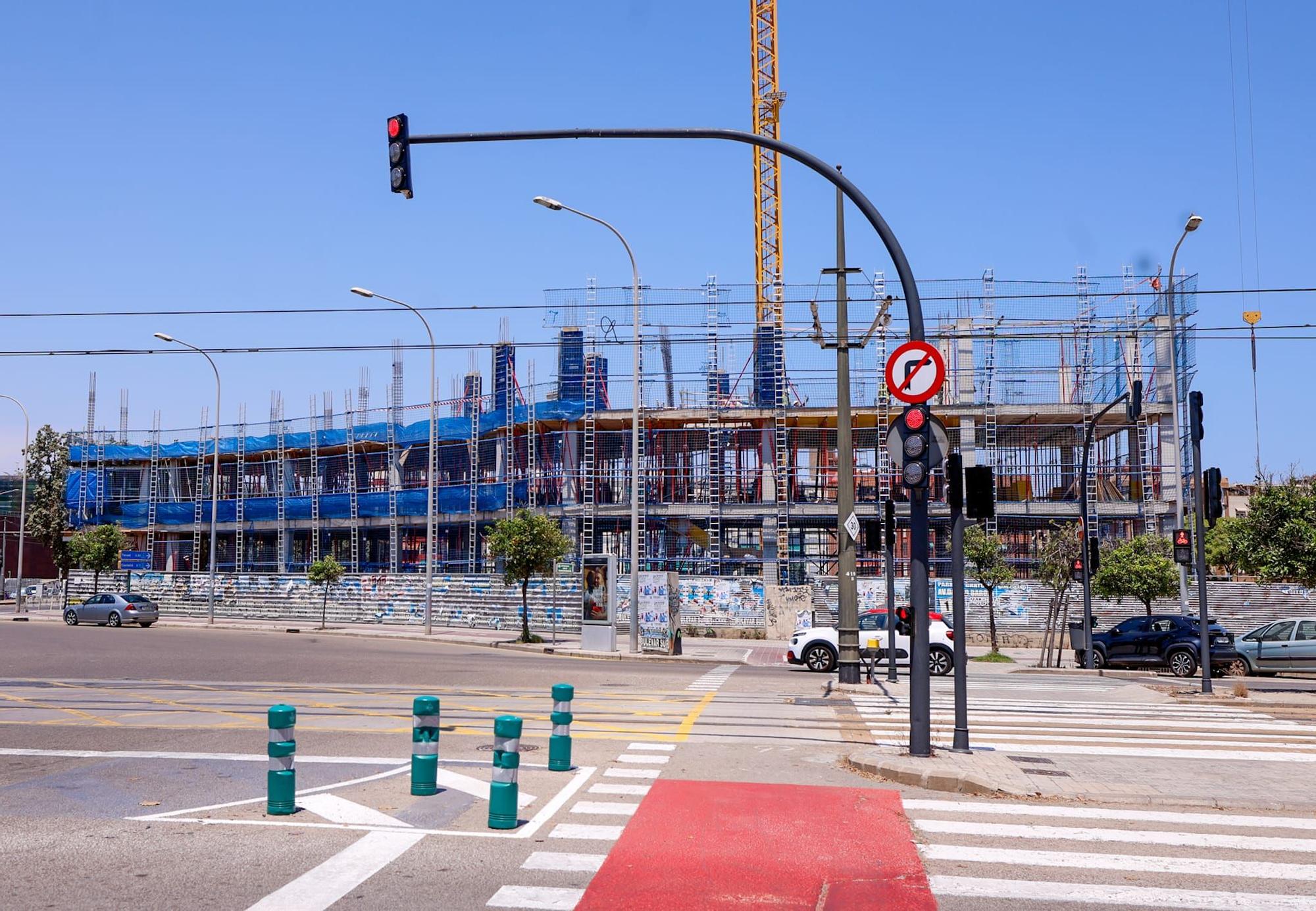 Así van las obras de la residencia de estudiantes en Tarongers