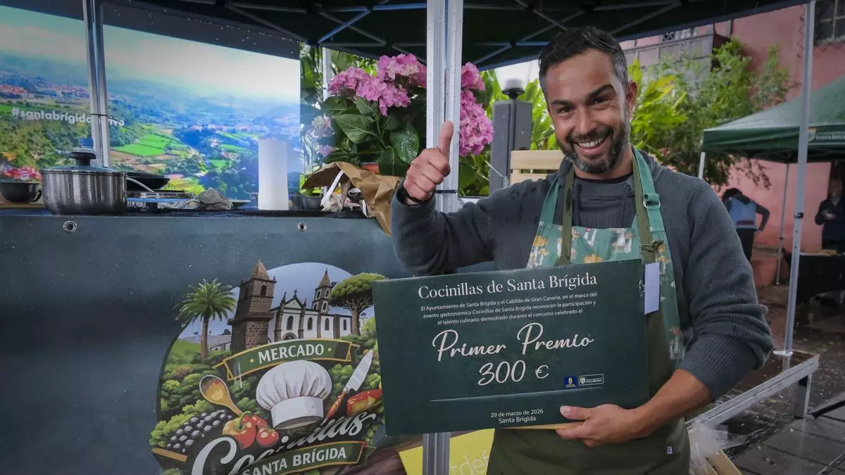 Germán Domínguez es el 'cocinillas' de Santa Brígida