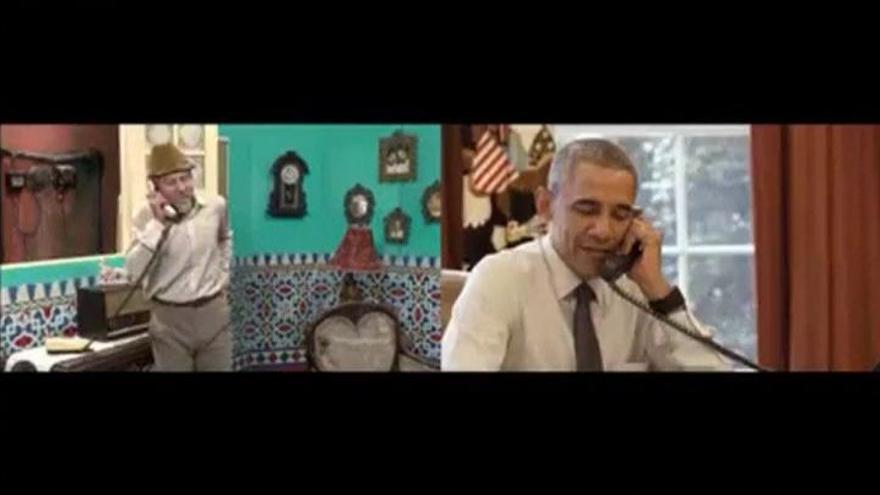 Barack Obama participa en un ‘sketch’ cómico con el humorista cubano Pánfilo