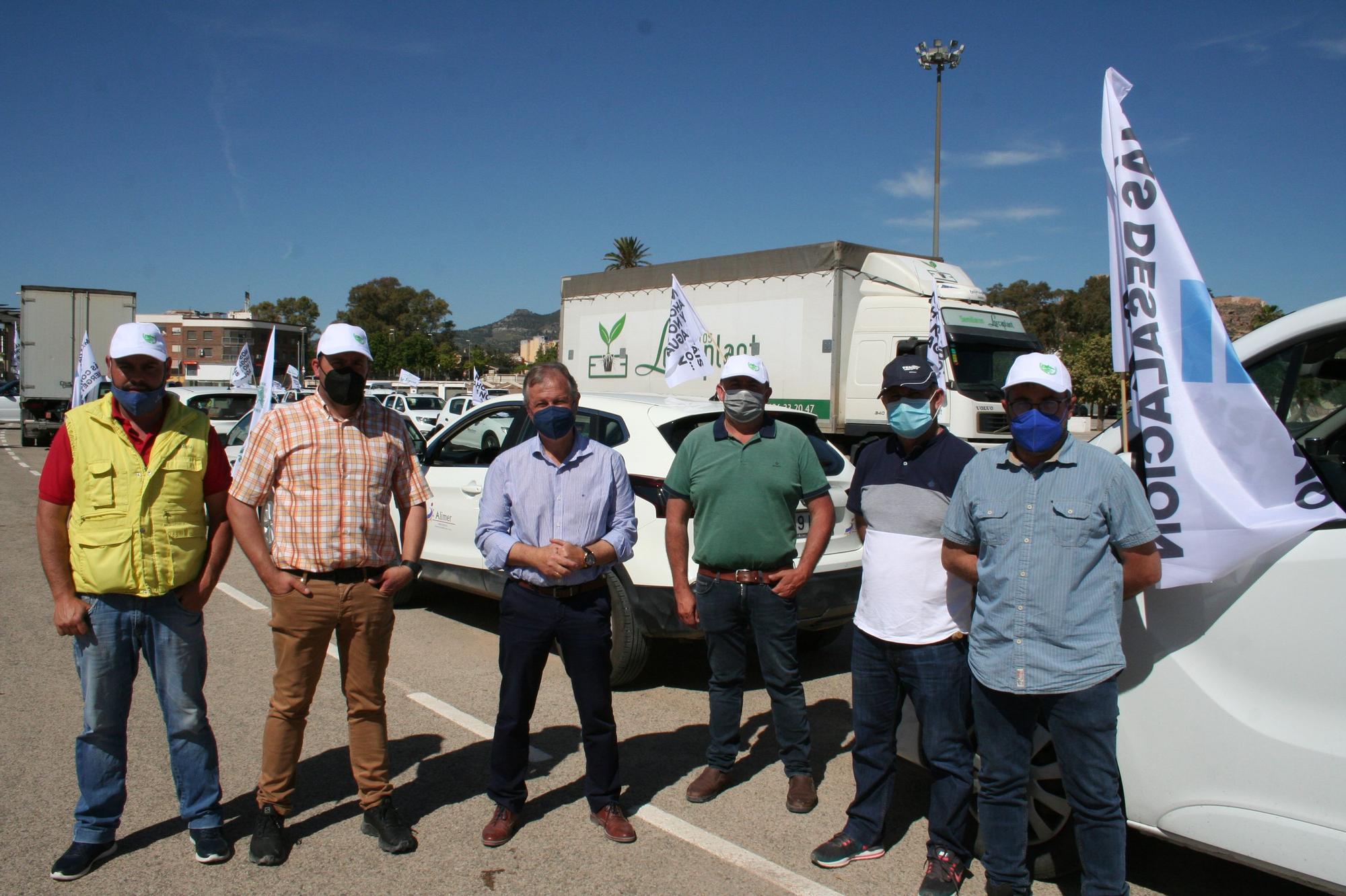 Protesta en defensa del Trasvase en Lorca