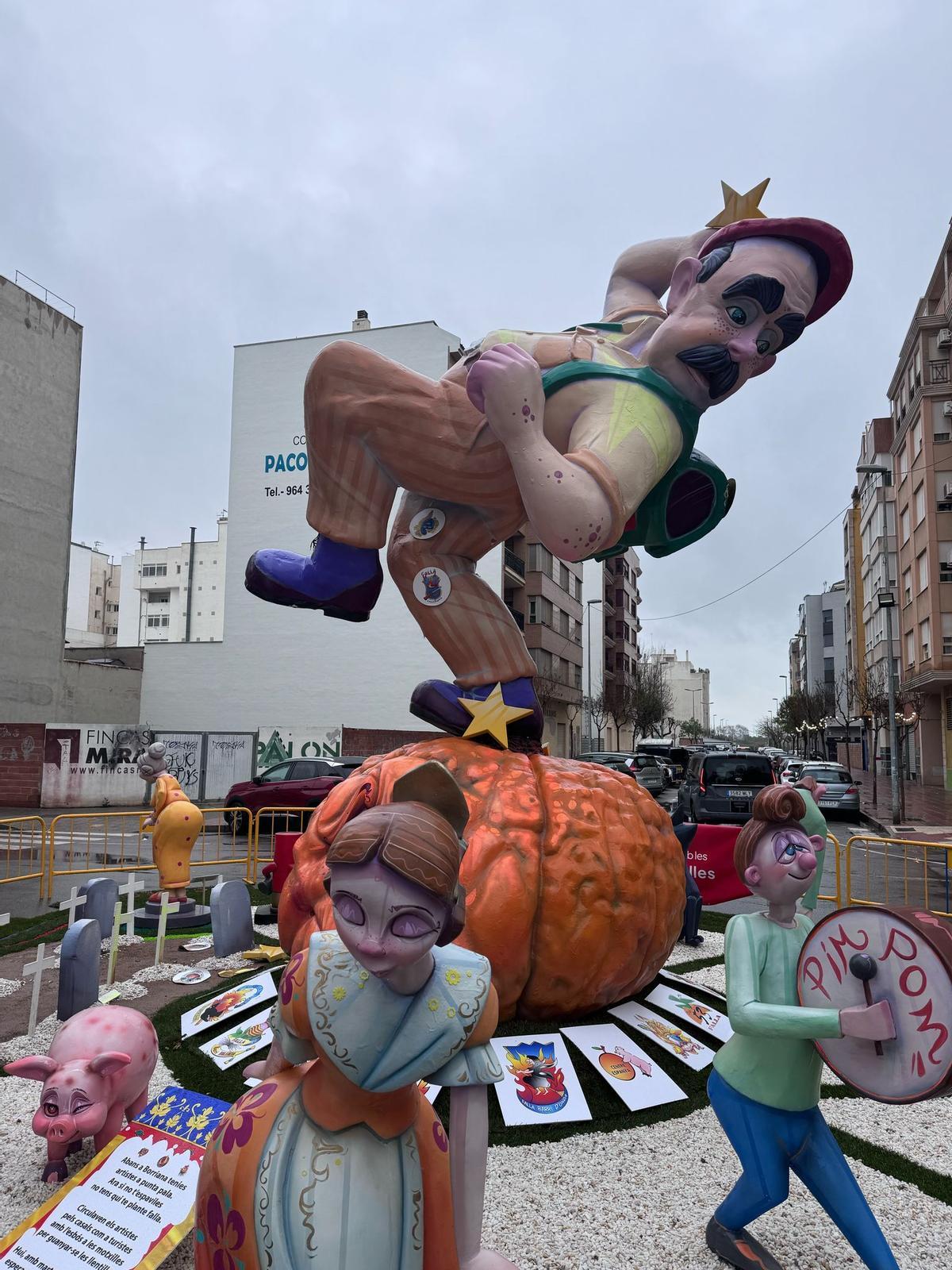 Imagen original de la falla, antes del derrumbe.