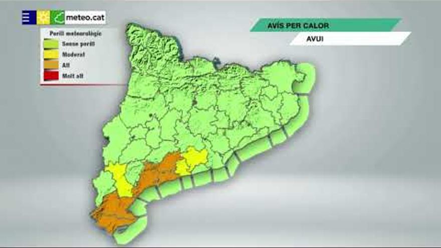 Màximes de 38 graus a les comarques centrals aquest dimecres