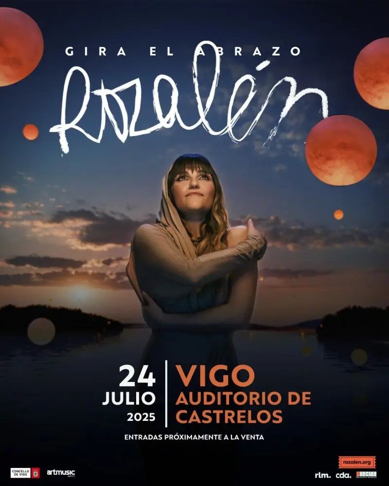 Rozalén actuará en Vigo el 24 de julio de 2025.