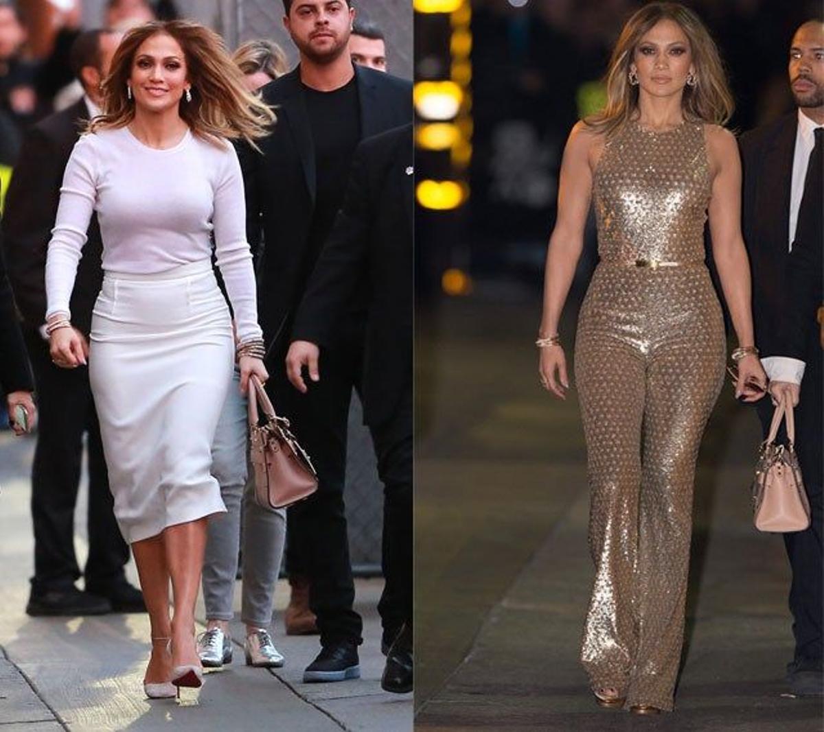 El look de día y de noche de Jennifer Lopez