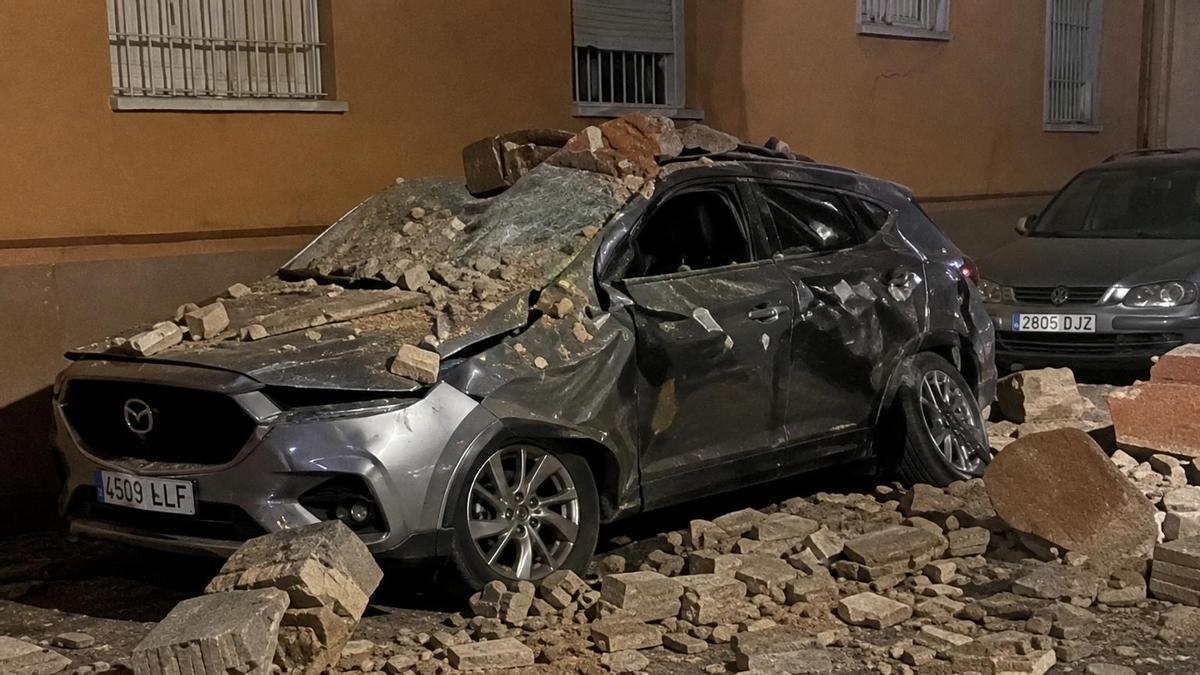Imagen de los daños causados por el terremoto de Granada.