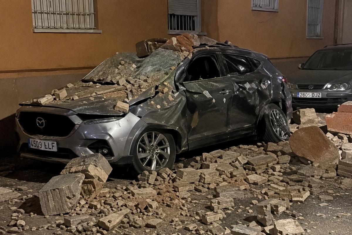 Imagen de los daños causados por el terremoto de Granada.