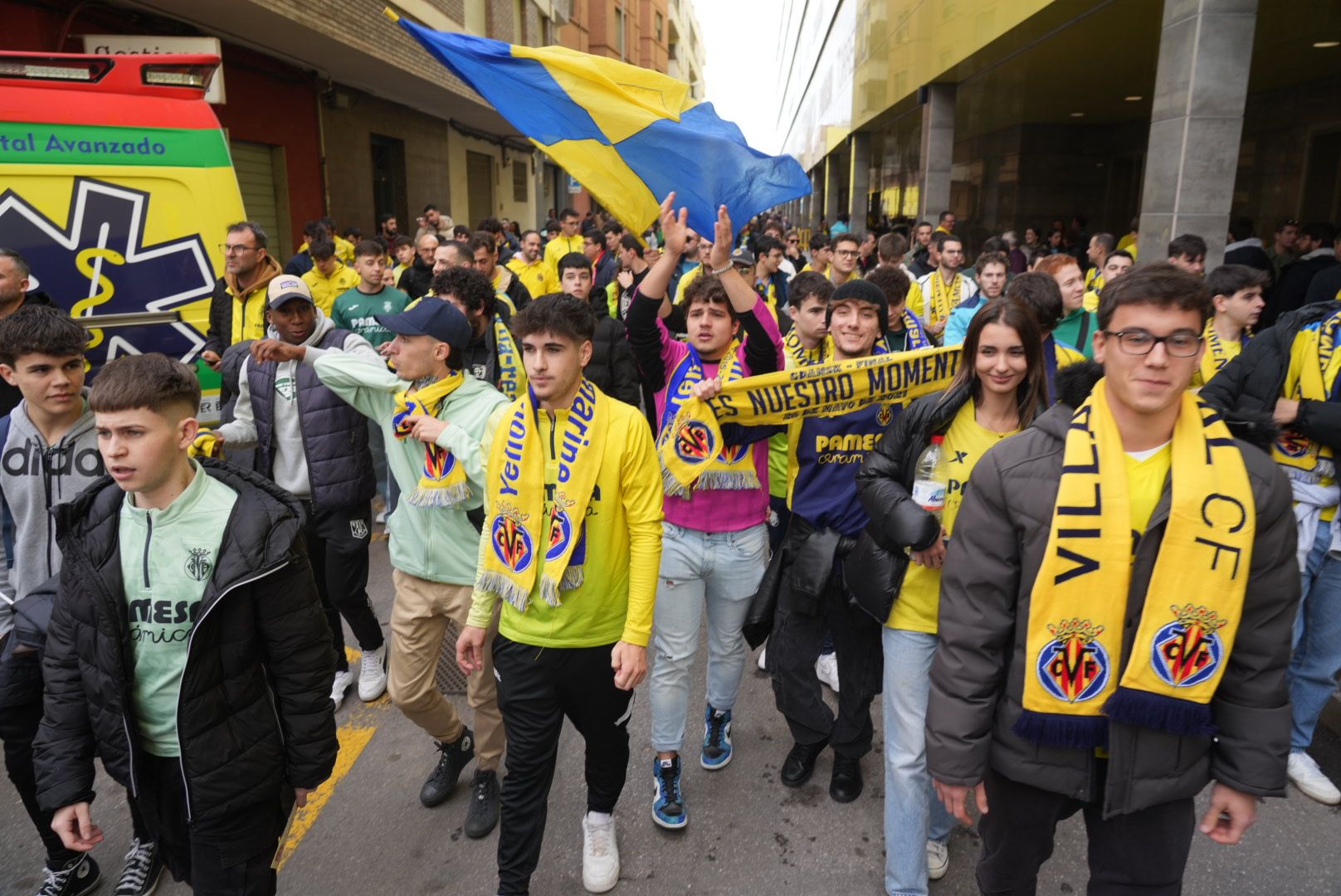 Galería | Así ha sido el gran recibimiento de la afición del Villarreal en la previa ante el Mallorca