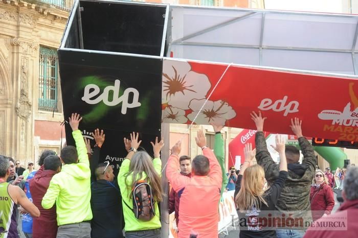 Ambiente de la Maratón de Murcia