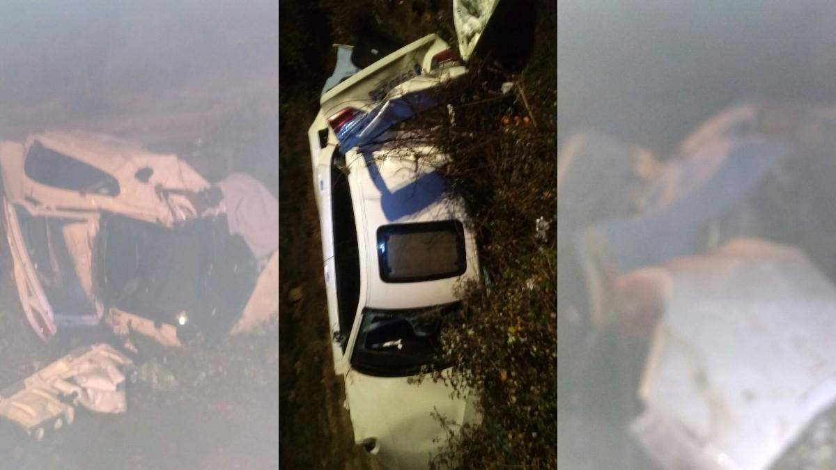 Así quedó el coche