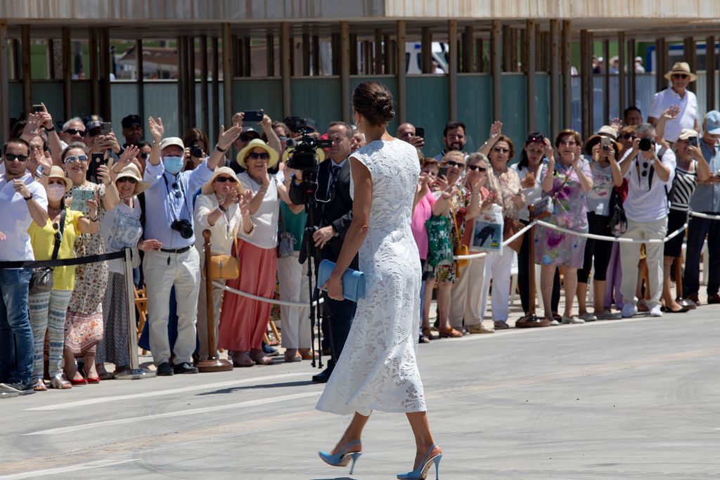 Así ha sido la visita de la reina Letizia a Cartagena