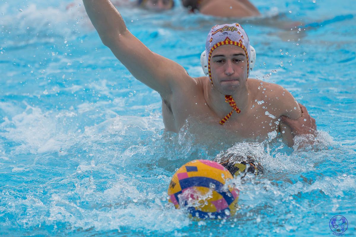 Entrenamiento de la selección española de waterpolo en Mallorca